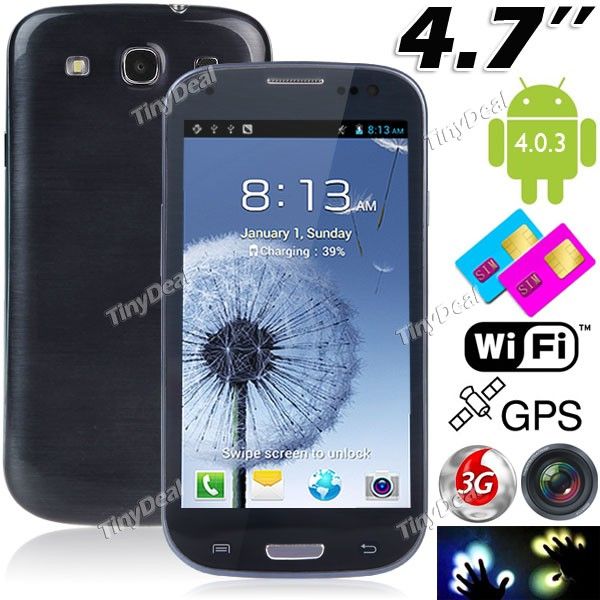 (TINJI) 4,7 "tela capacitiva Android 4.0 MTK6577
